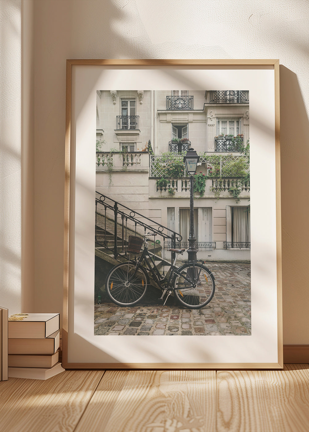 Bicycle in front of building