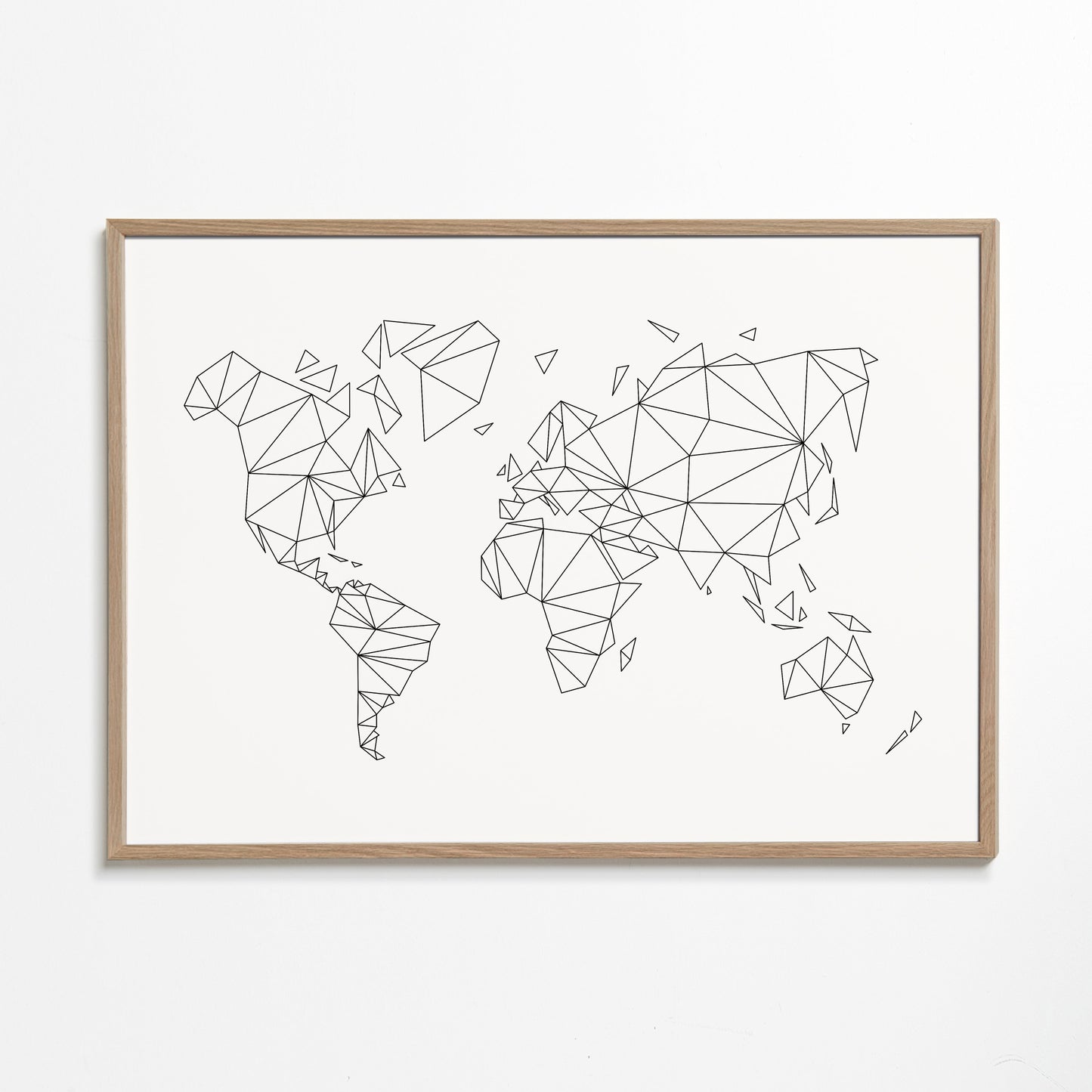 Geometric World Map