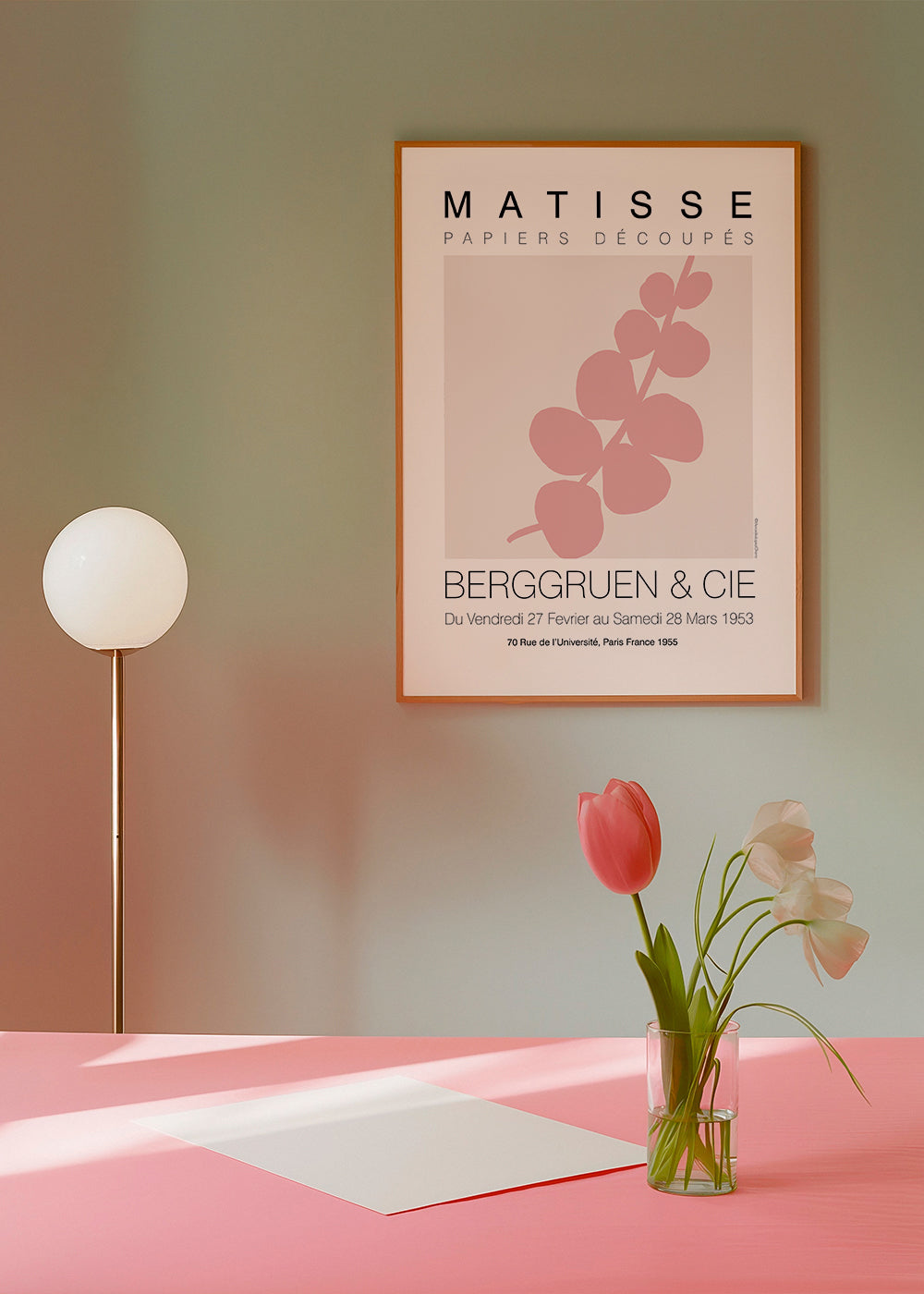 Matisse Single Leaf Pink