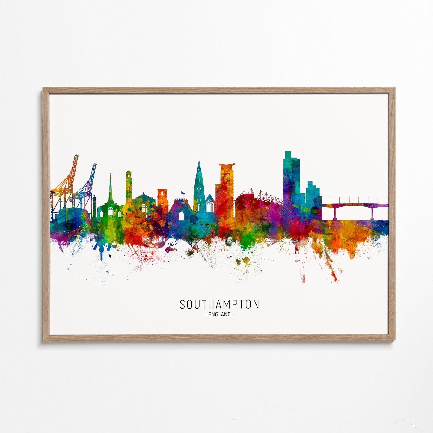 Southampton Skyline multicolor