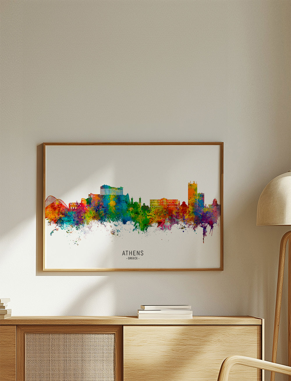 Athens Skyline multicolor