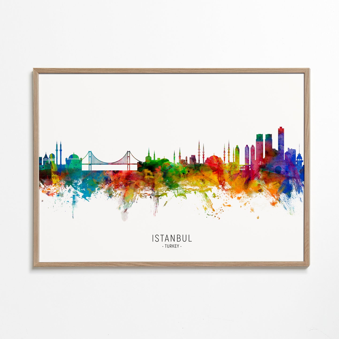 Istanbul Skyline multicolor