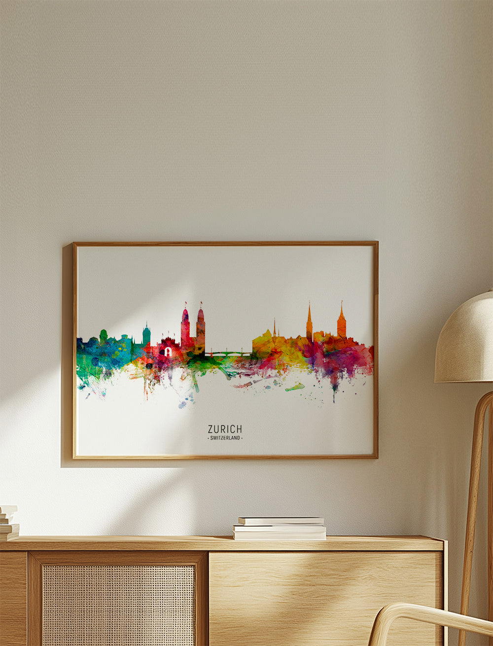Zurich Skyline multicolor