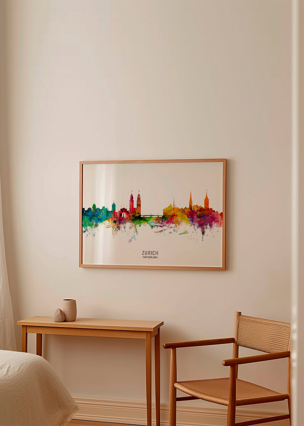 Zurich Skyline multicolor