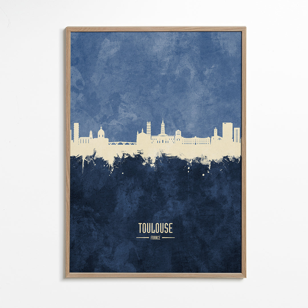 Toulouse Skyline azul