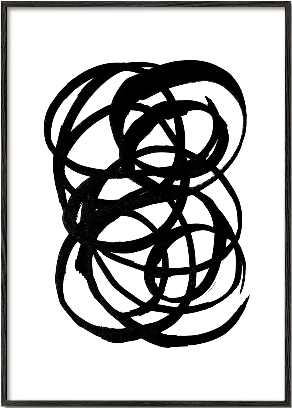Ink scribble - Black and white