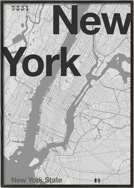 New York - Minimal Map