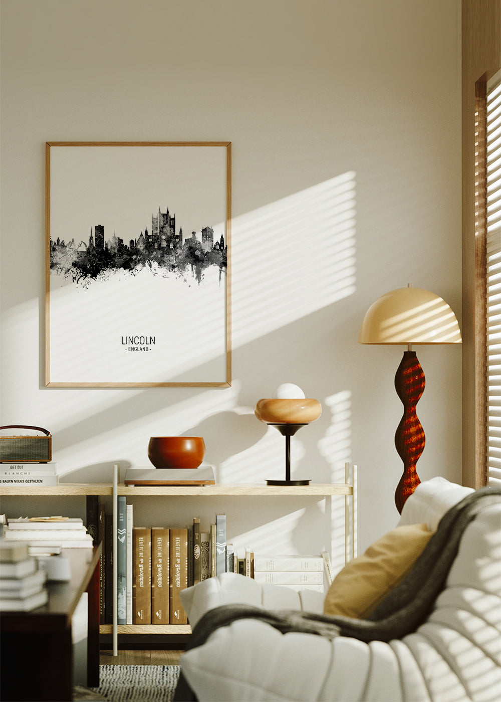 Lincoln Skyline blanco y negro