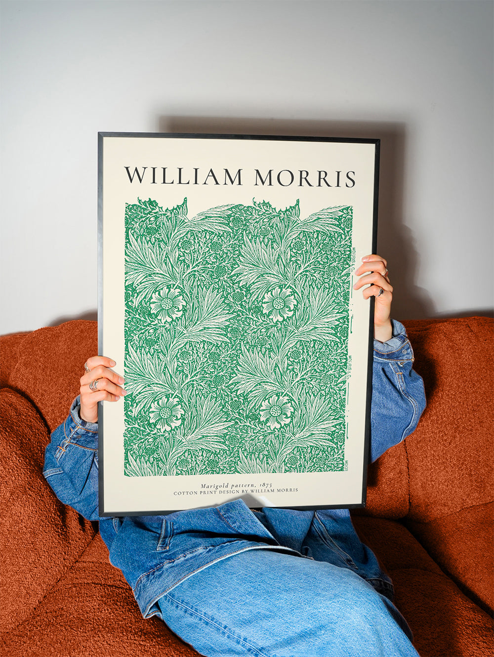 William Morris Green Marigold
