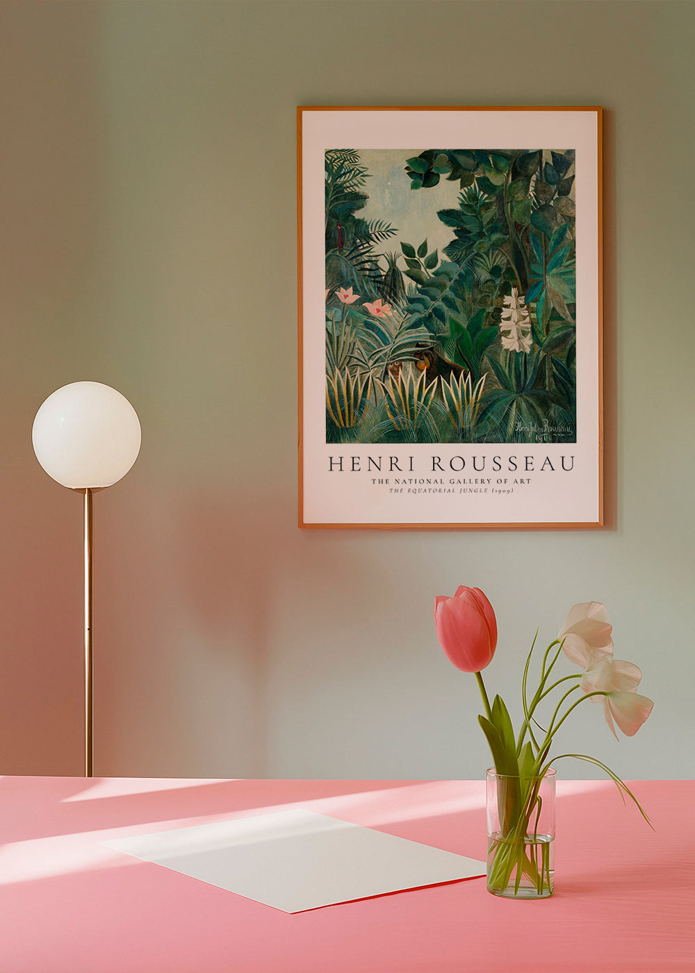 Henri Rousseau The equatorial jungle
