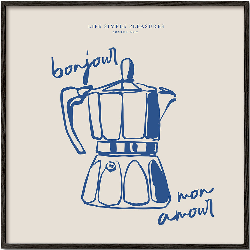 Life Simple simple pleasures - Bonjour mon amour - SQUARE