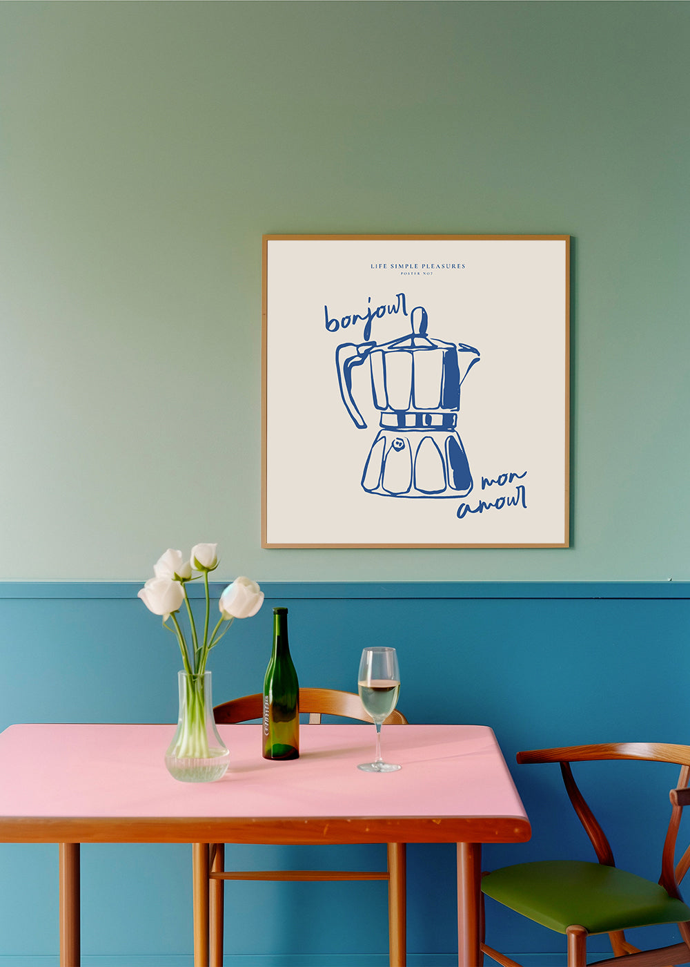 Life Simple simple pleasures - Bonjour mon amour - SQUARE