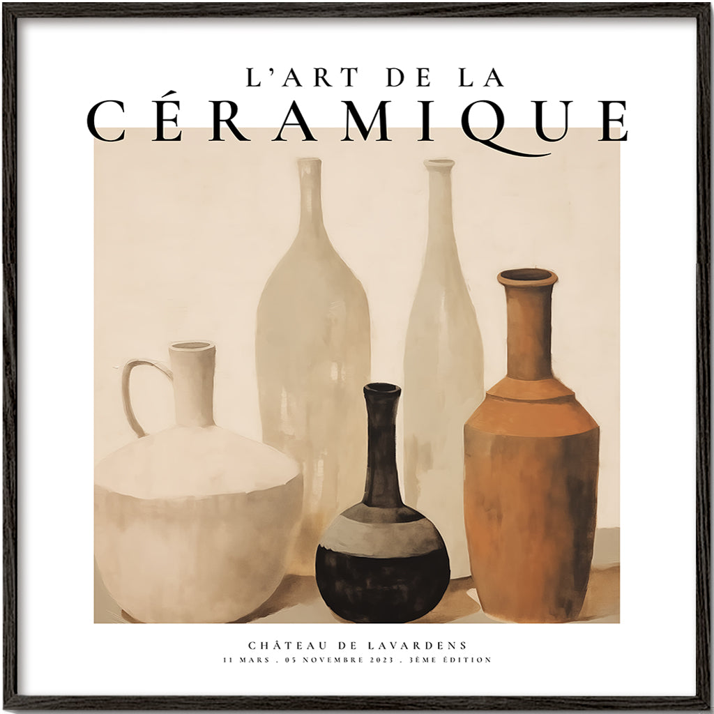 L'art de la céramique, Vases décoratifs - SQUARE