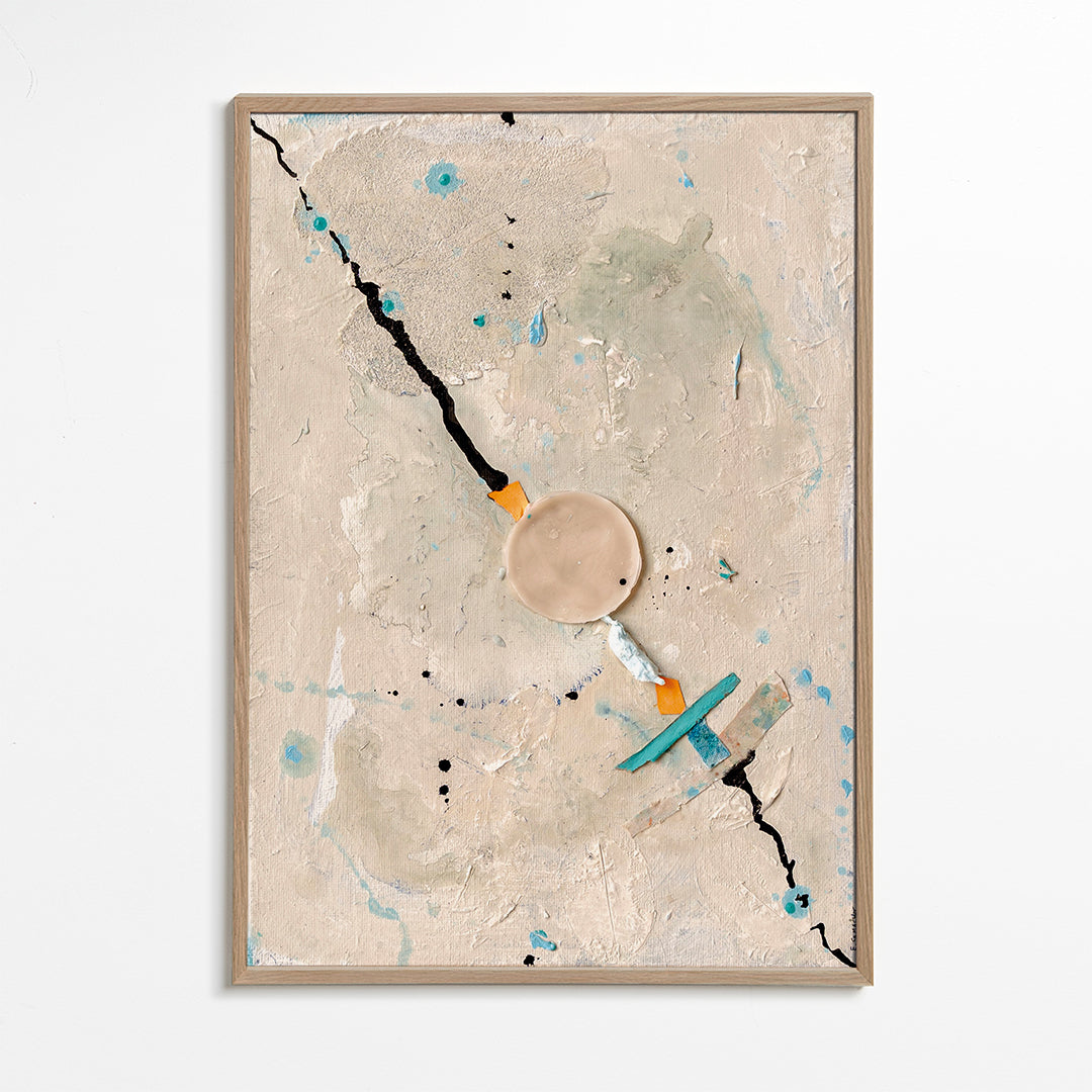 Abstraktes Bild Linea de Vida I