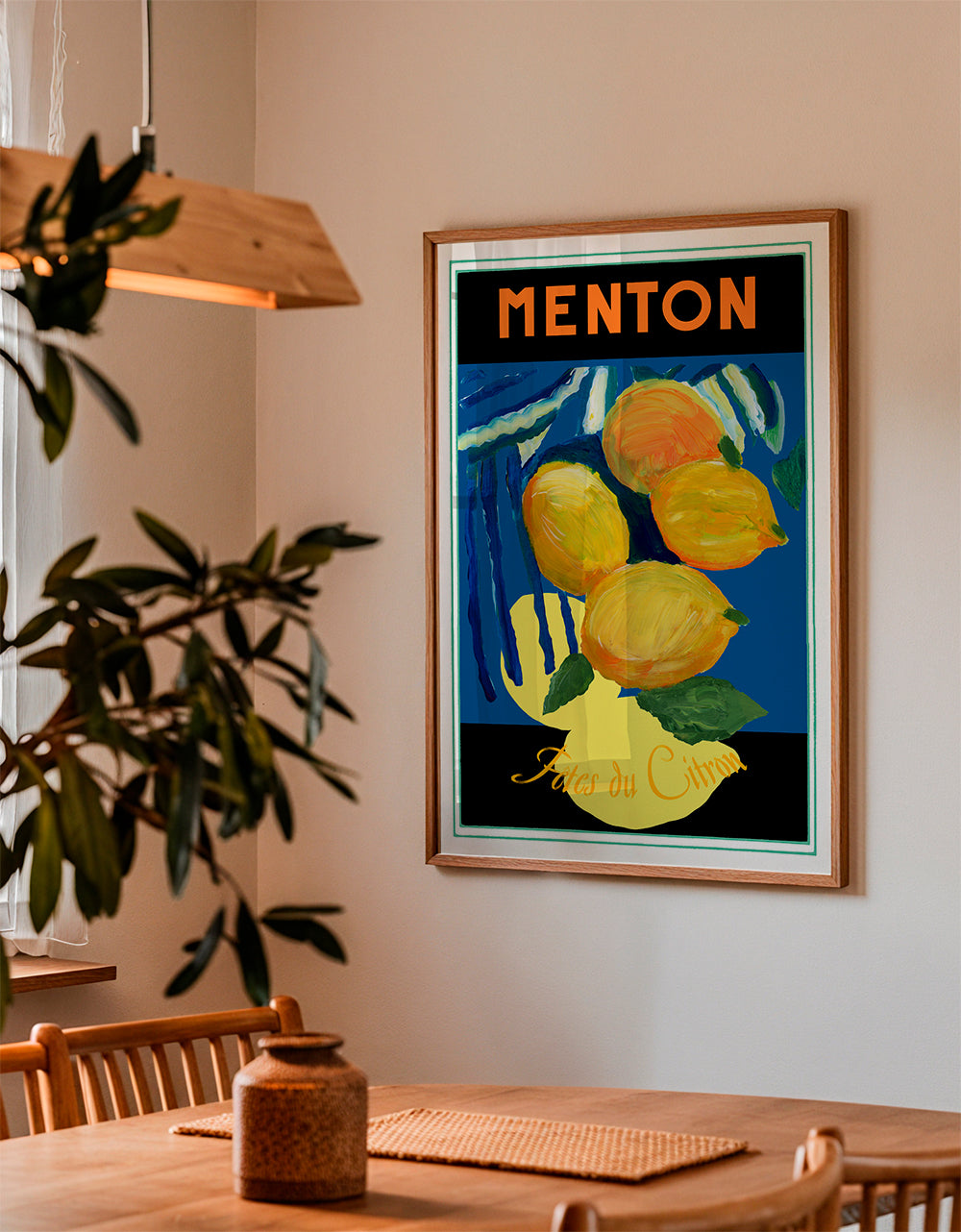 Lemons Menton Citrus Fruit Poster - cartissi