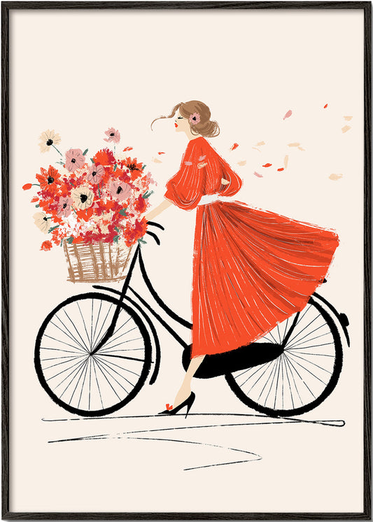 Ilustración À bicyclette_bf