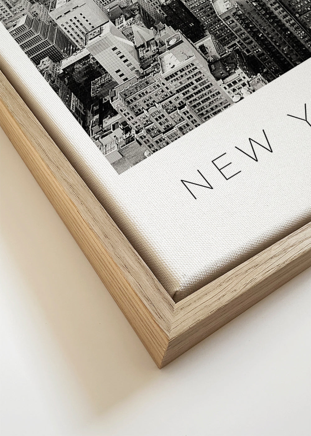 Stadtbild: New York Skyline in Schwarzweiß