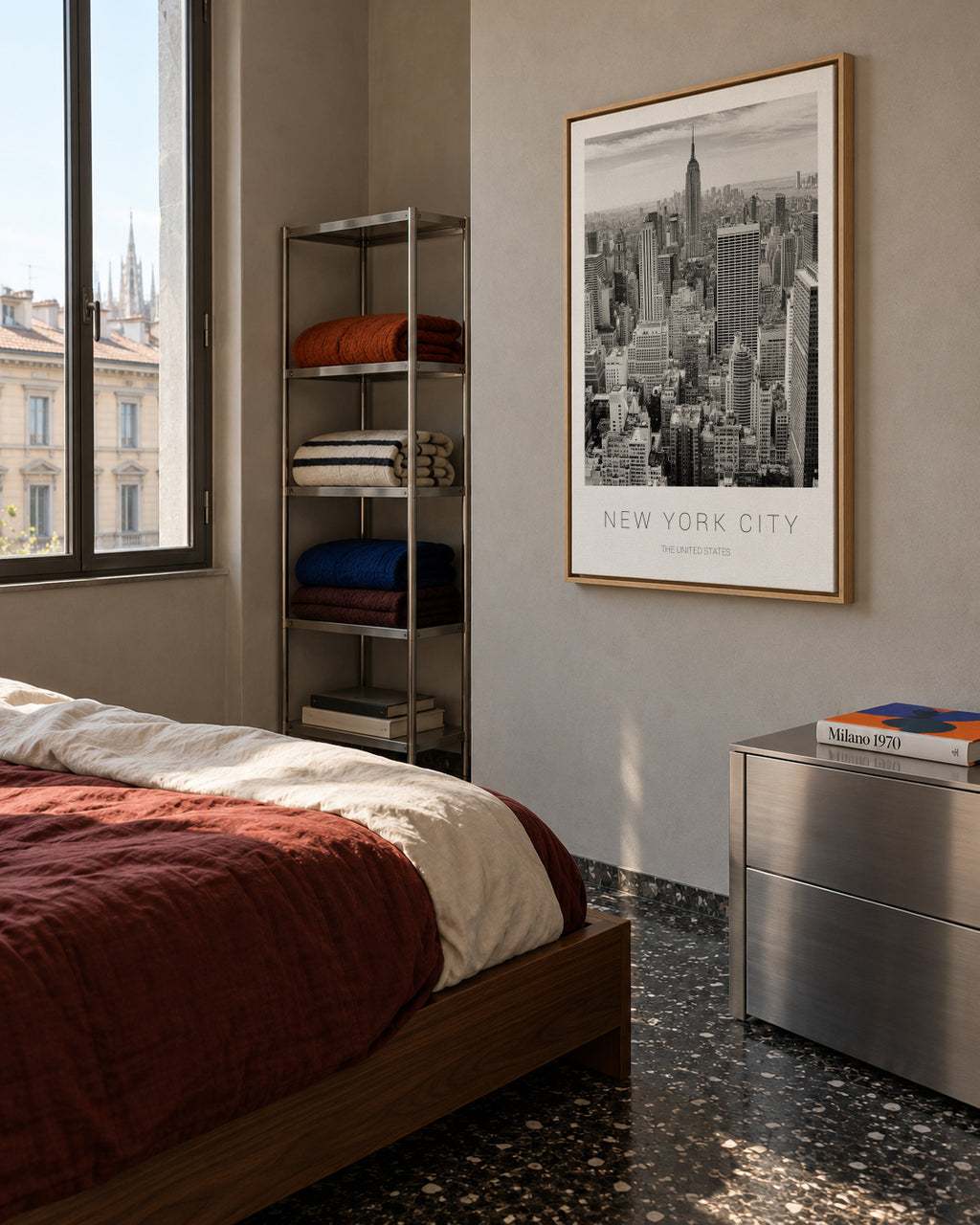 New York City - Framed canvas in an interior