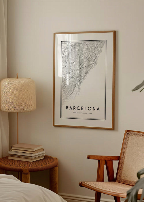 Barcelona map