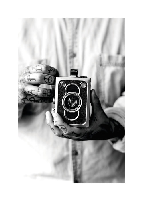 Vintage camera - Unframed art print