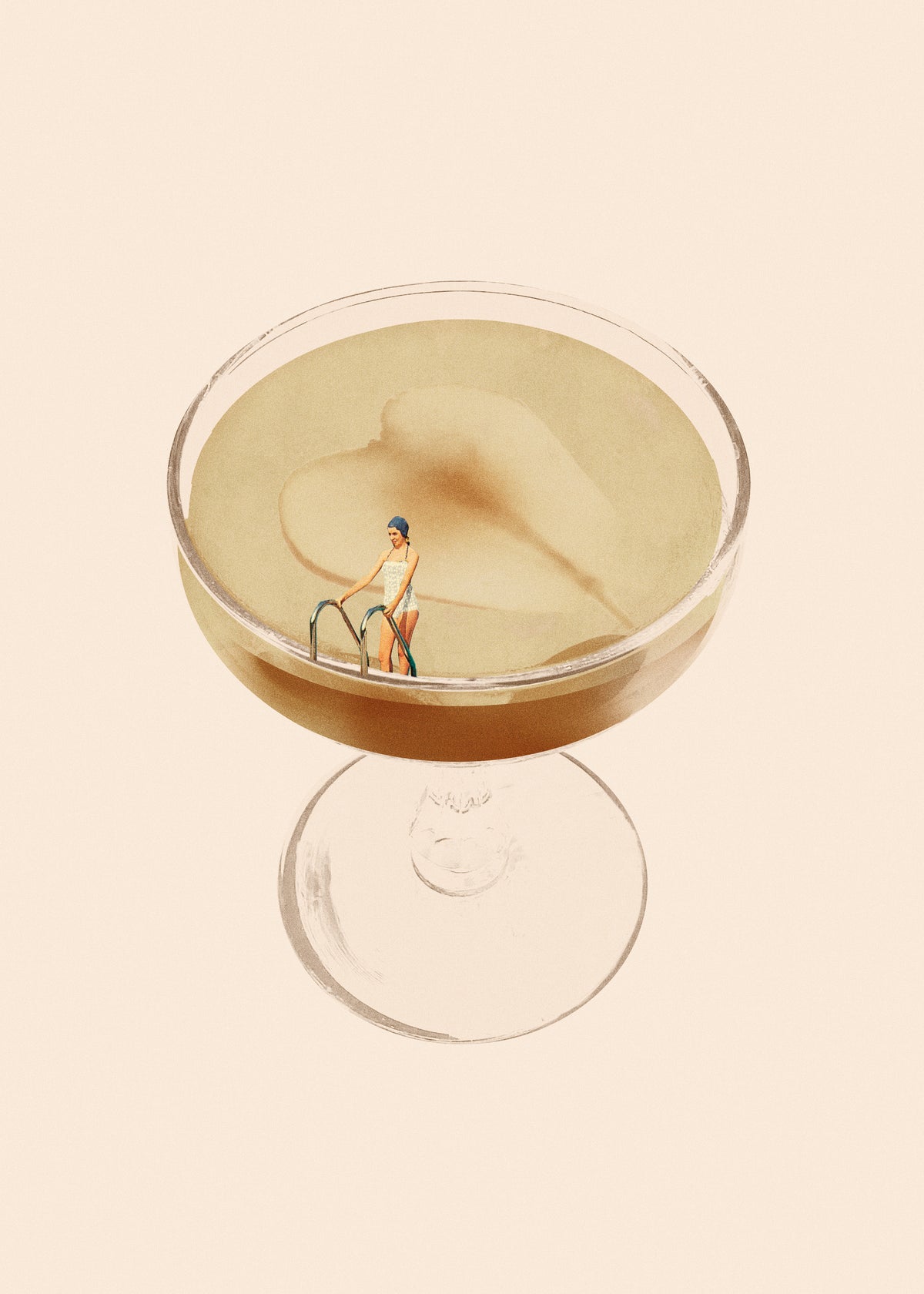 Holiday in a glass 4 - Unframed art print