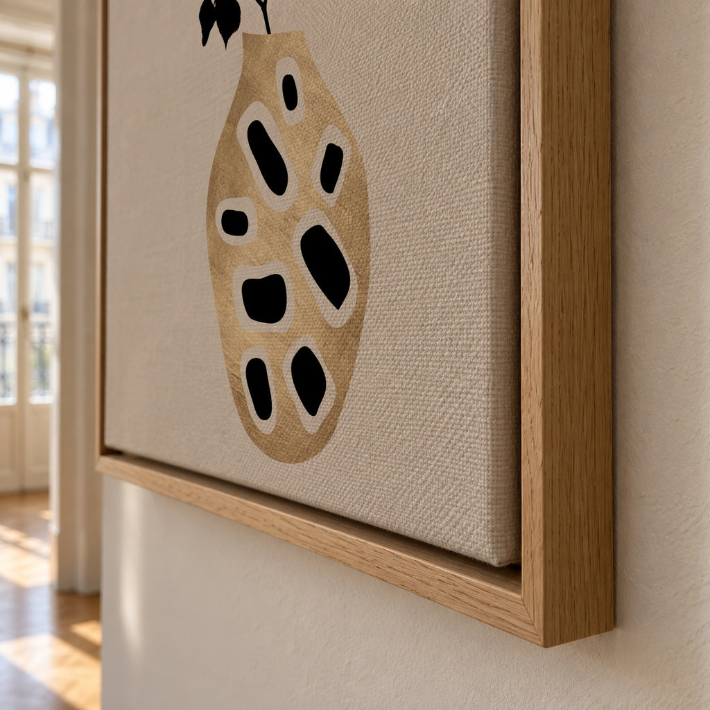 Botanical still life - Framed canvas detail