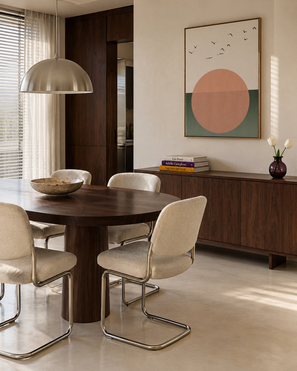Rising - Framed canvas in an interior