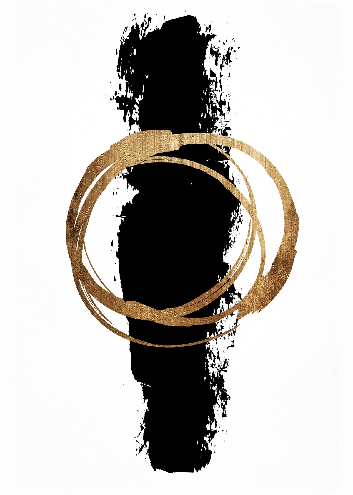 Circle and line - Unframed art print