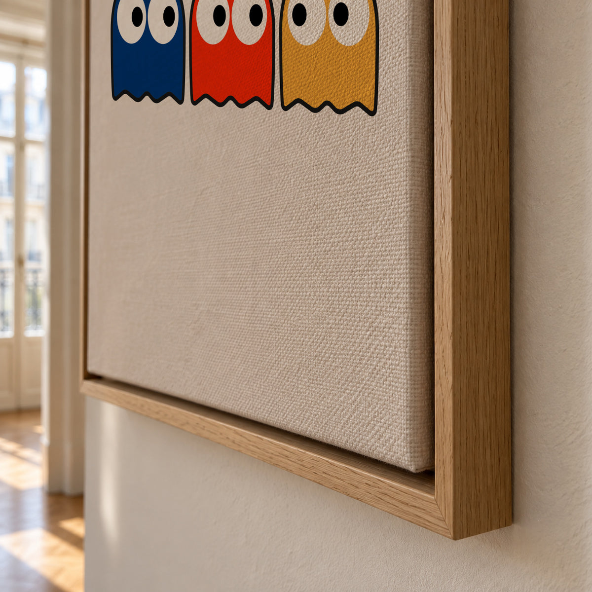 Little RGB - Framed canvas detail