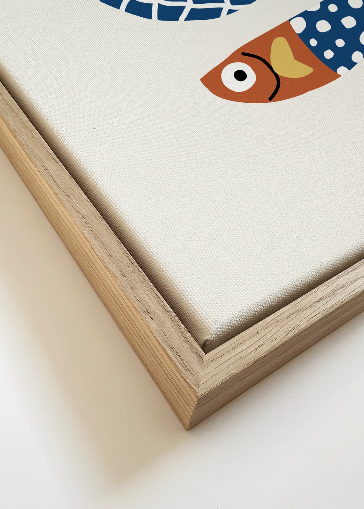 Little Friends - Framed canvas detail