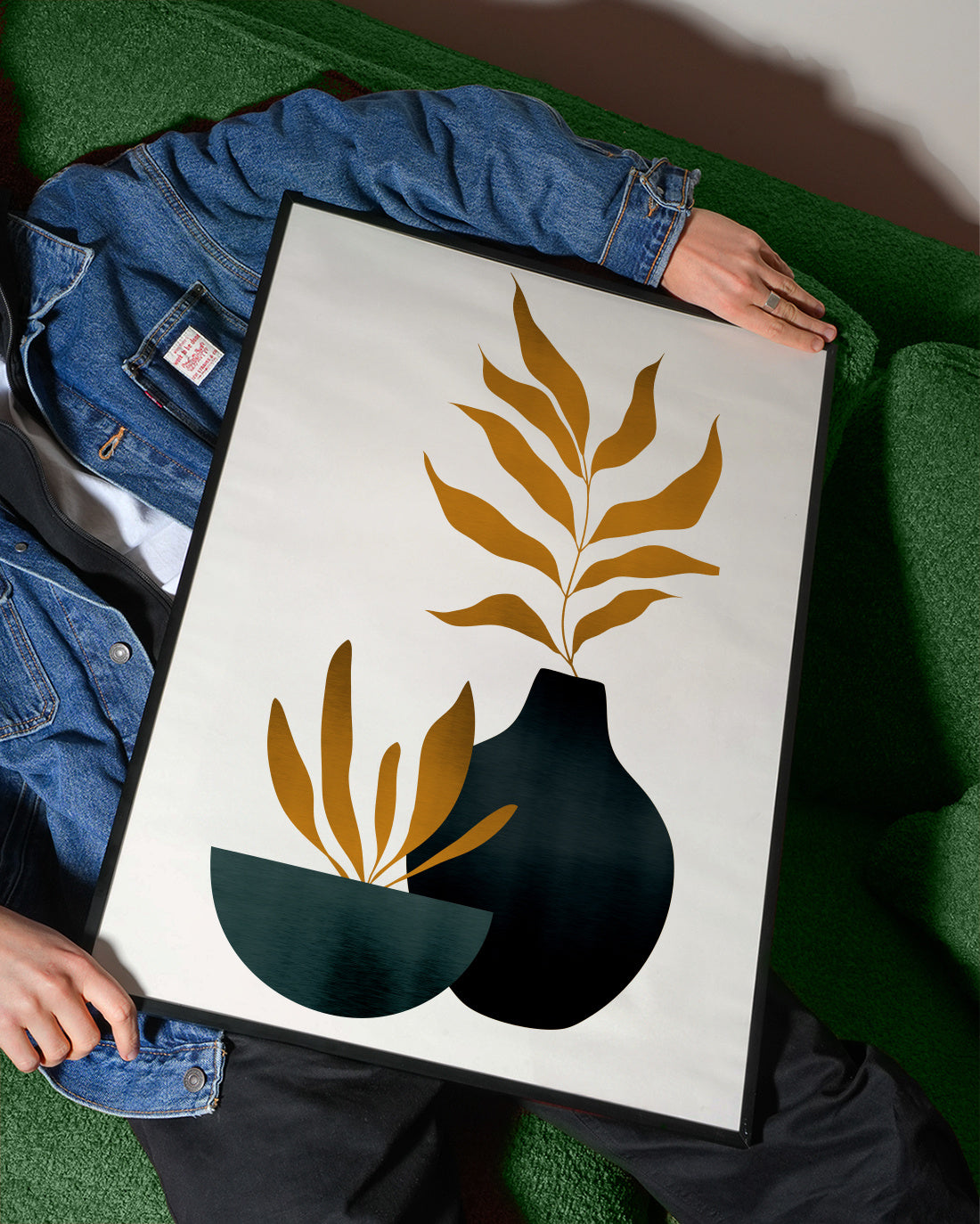 Autumn Flowers _ X - Framed poster detail