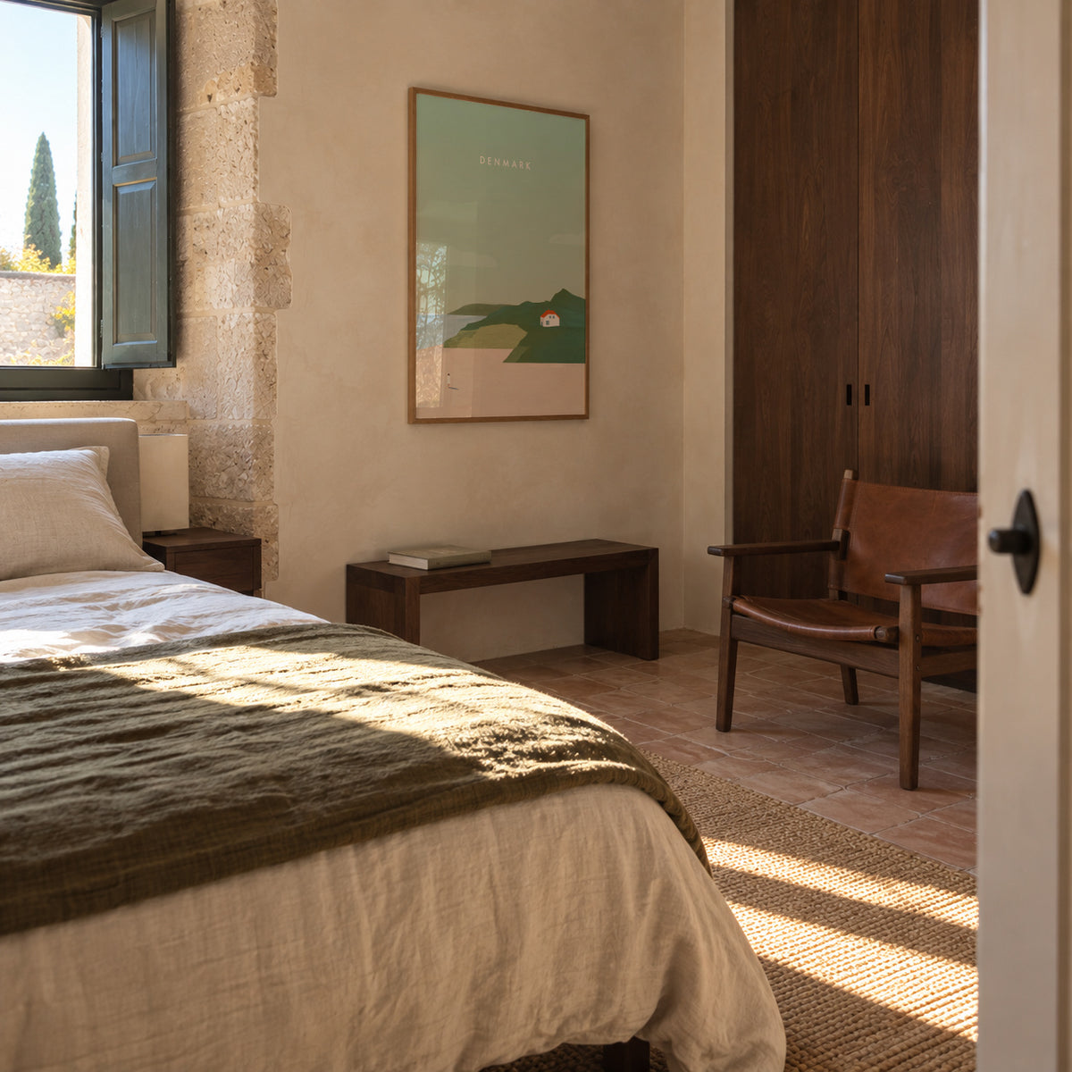 Denmark - Framed poster in an interior