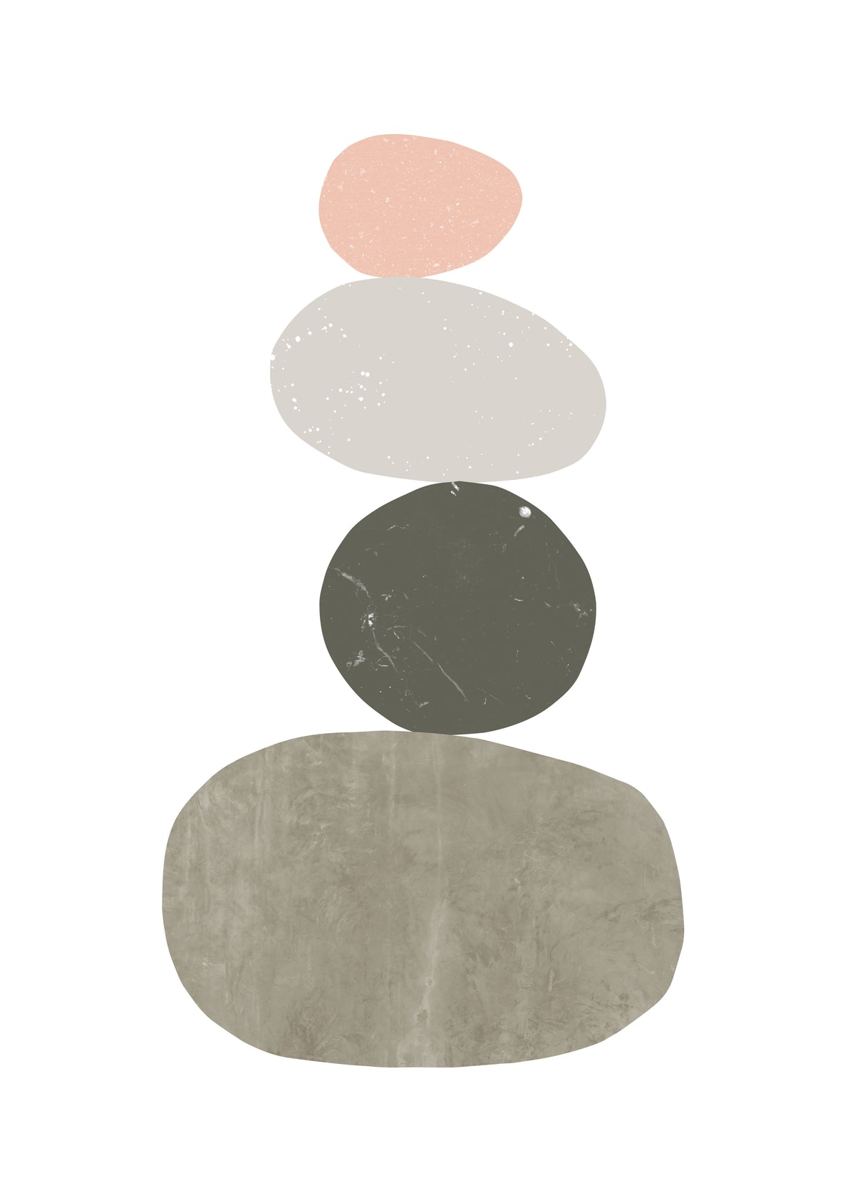 Pebbles N1 - Unframed art print