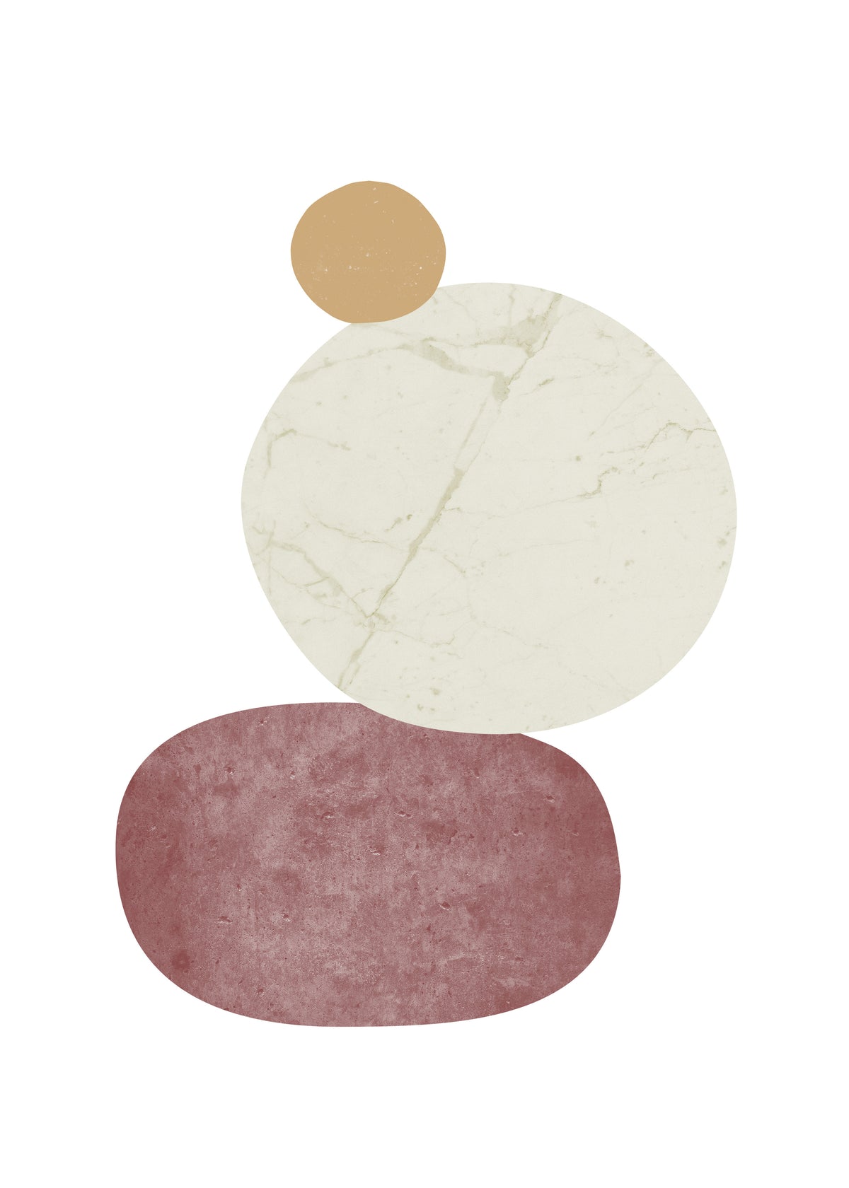 Pebbles N3 - Unframed art print