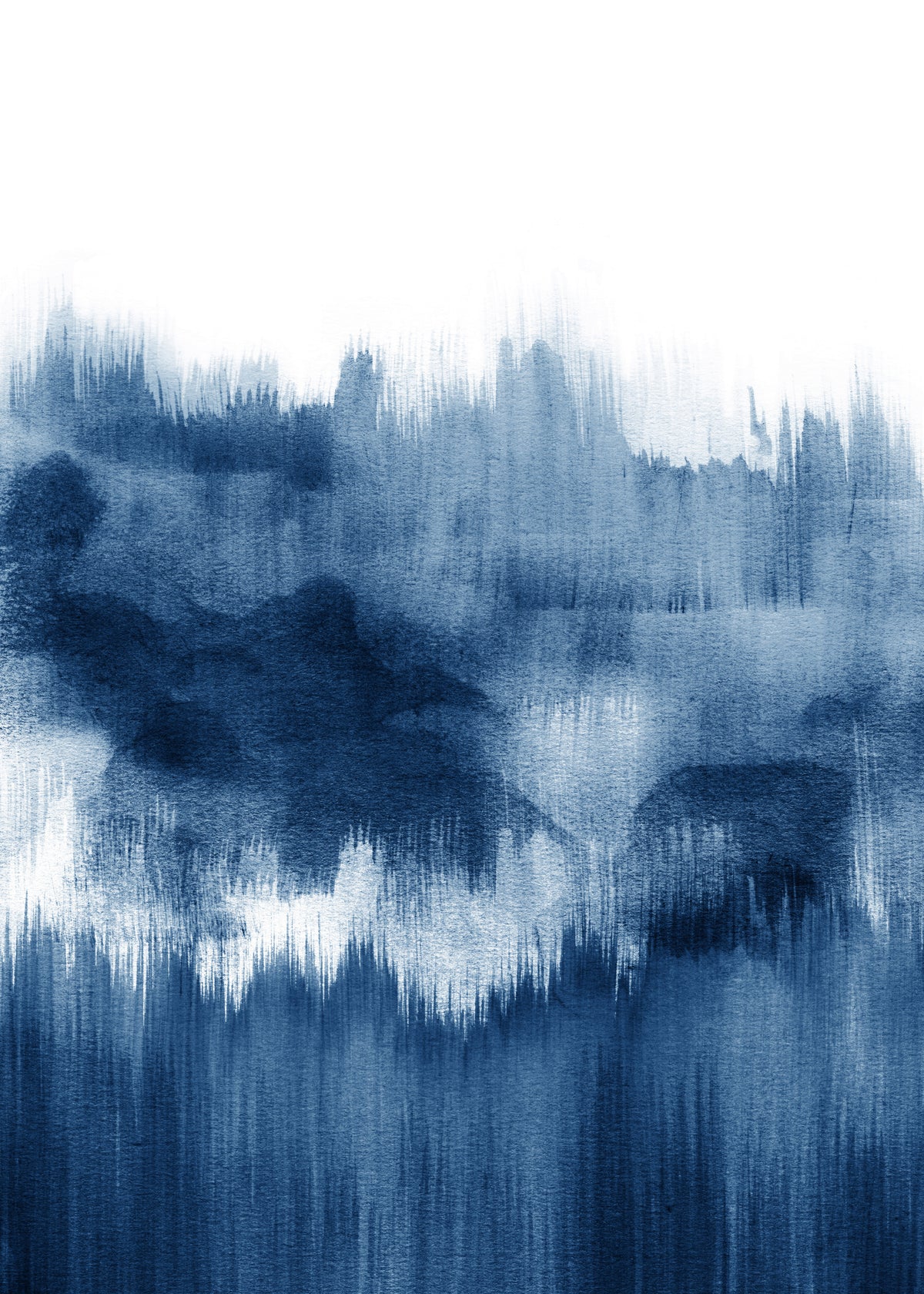 Watercolor abstraction N7 - Unframed art print