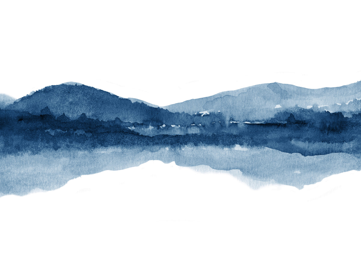 Watercolor landscape N2 - Unframed art print