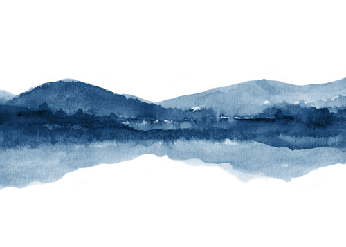 Watercolor landscape N2 - Unframed art print
