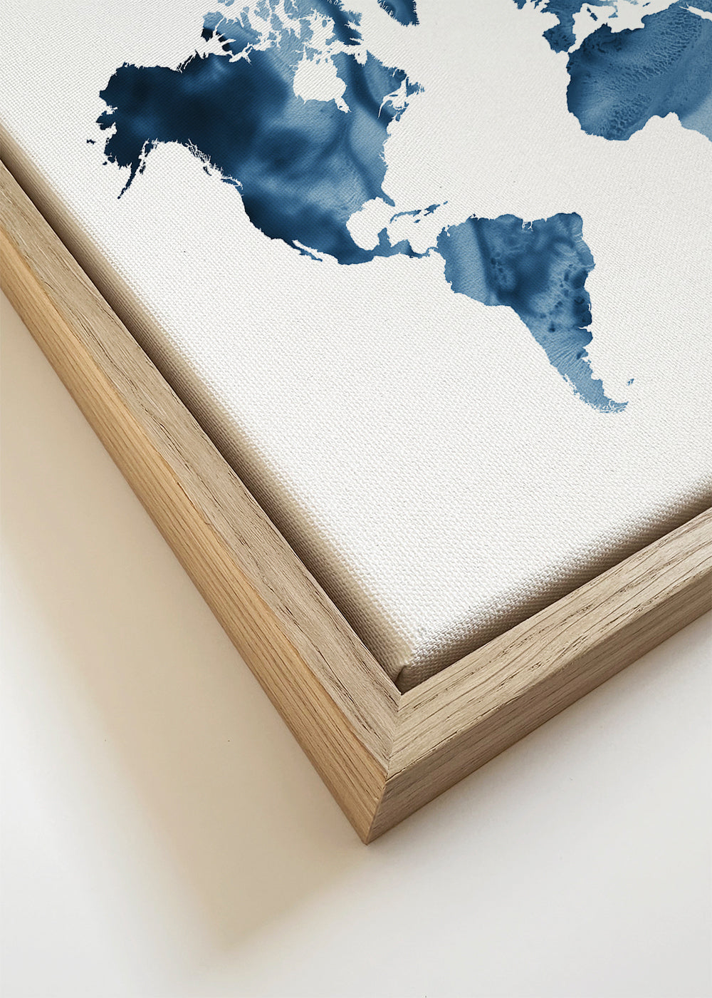 Indigo Blue World Map