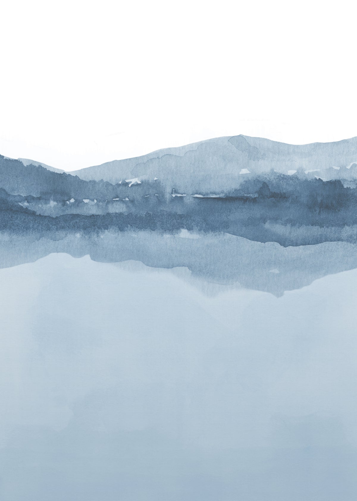 Watercolor Landscape N 12 - Unframed art print
