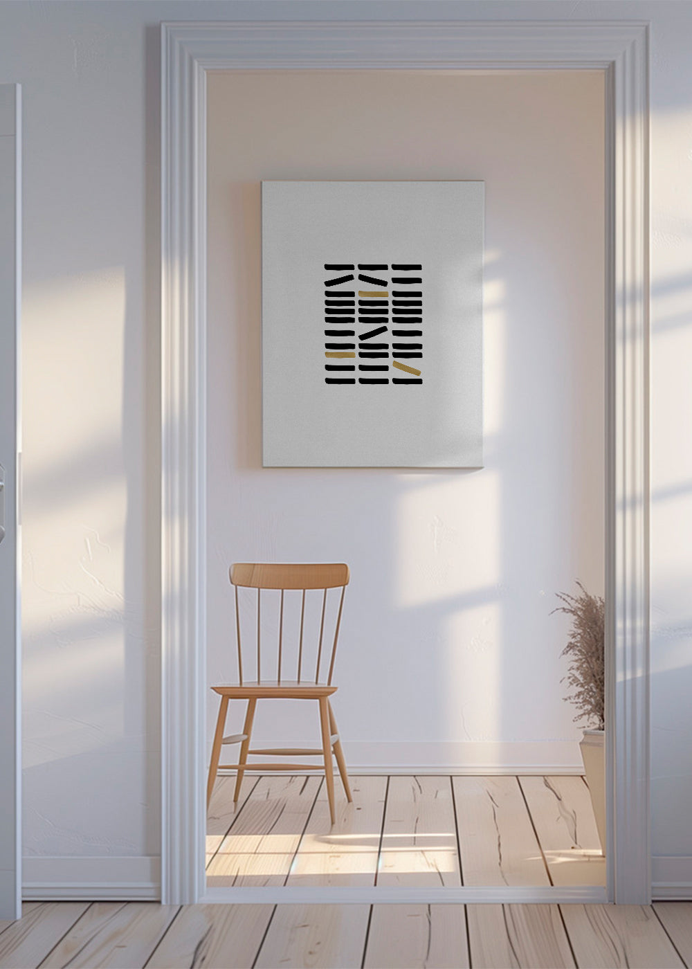 Black & gold abstract