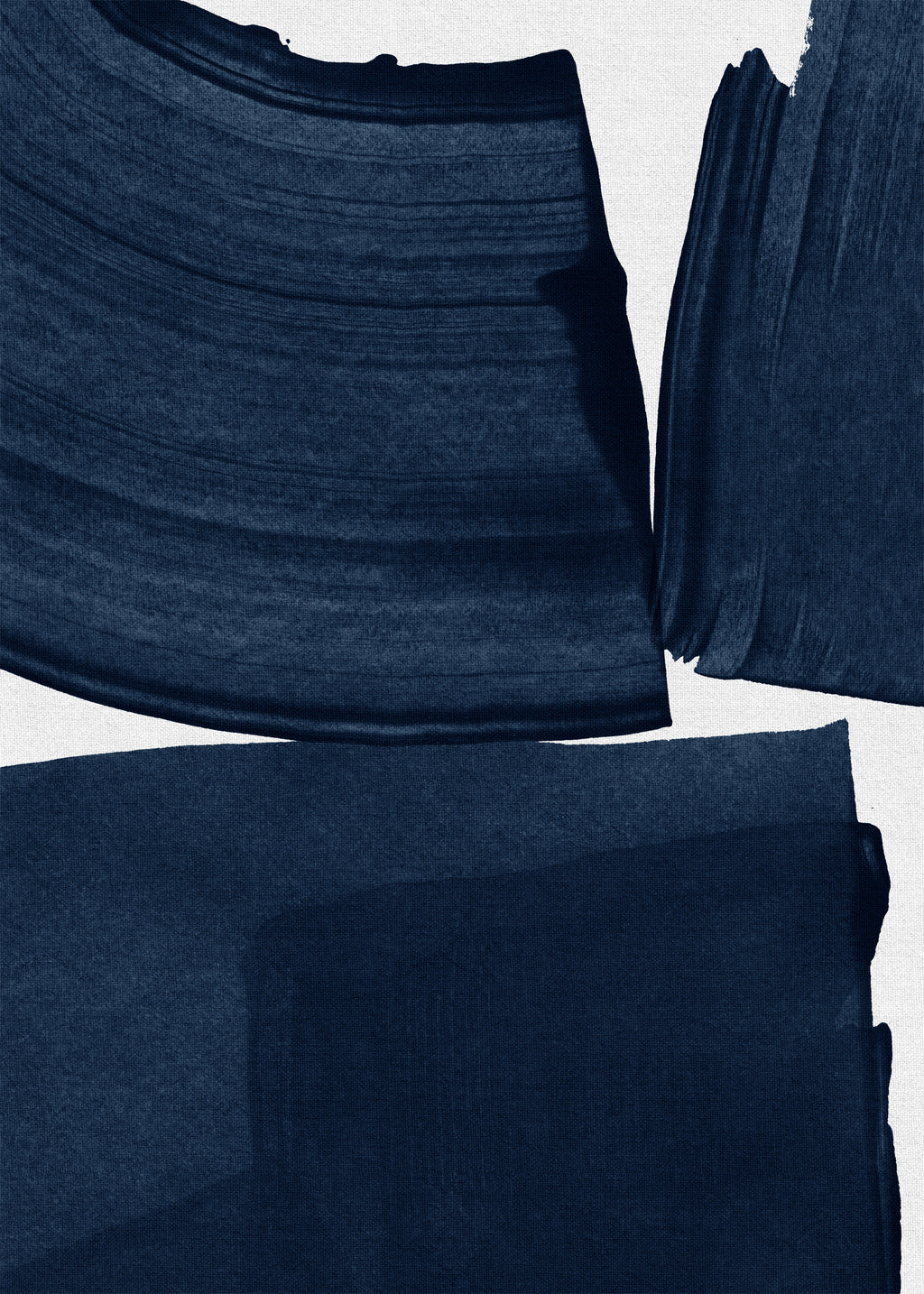 Minimalist Painting Blue I - Unframed art print