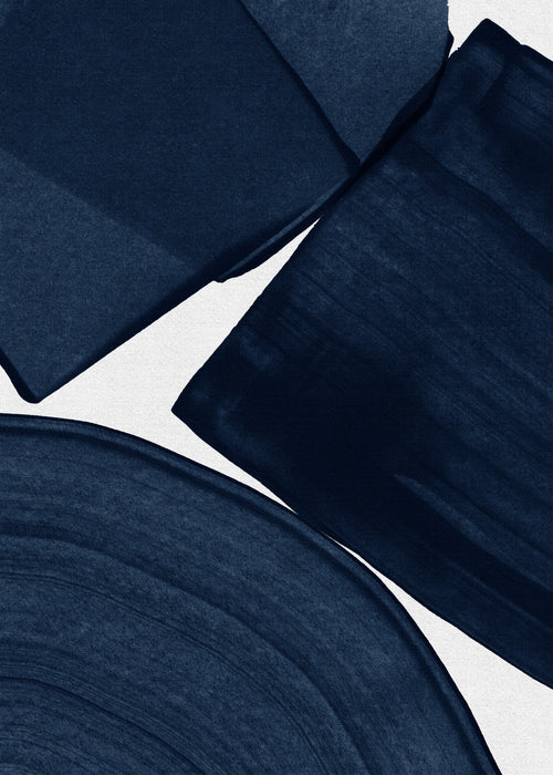 Minimalist Painting Blue II - Unframed art print
