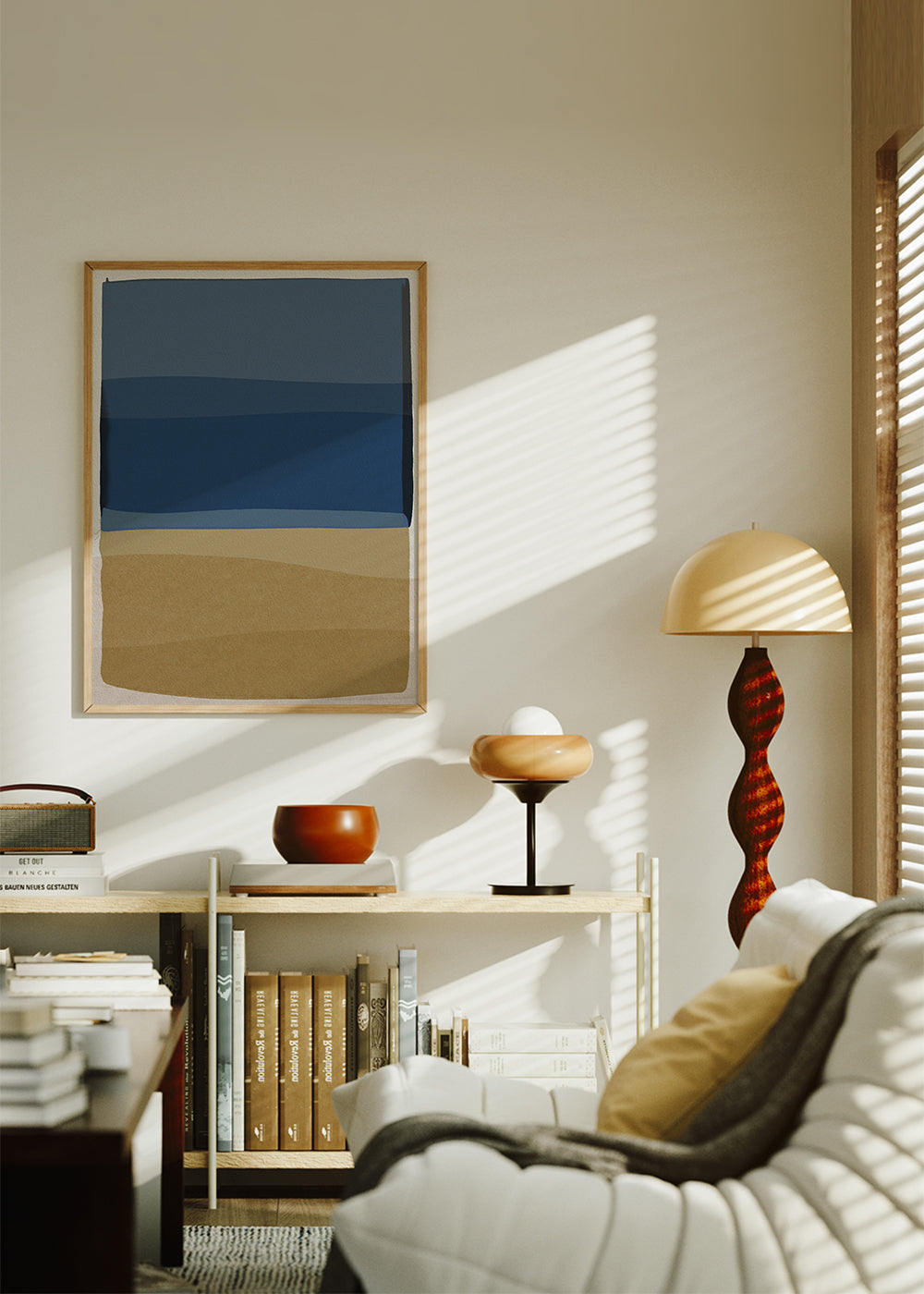 Modern Blue and Yellow