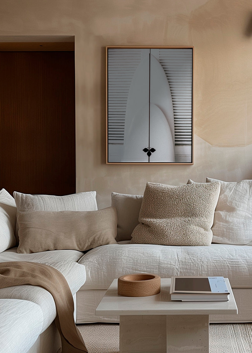 Beach surfboard symetrie 1