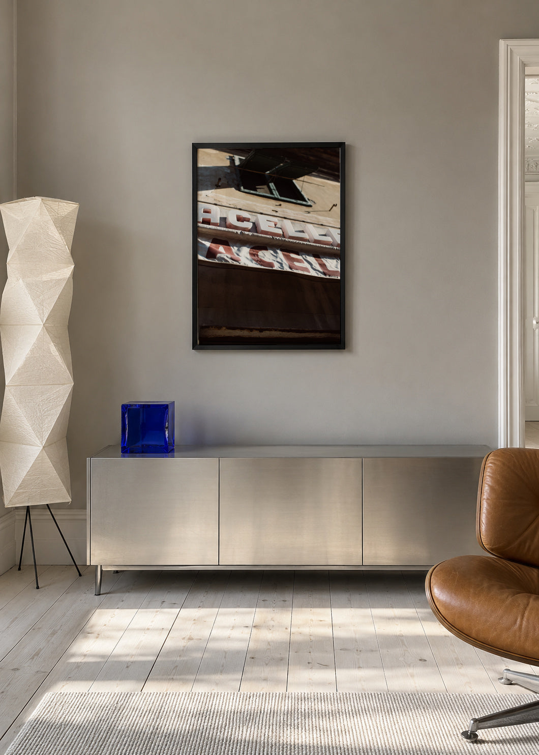 Macelleria - Framed poster in an interior