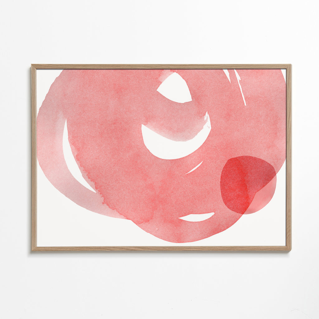 Minimal pink abstract 07