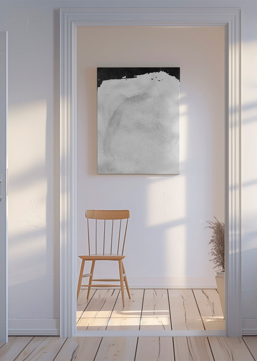 Minimal Landscape Black and White 01