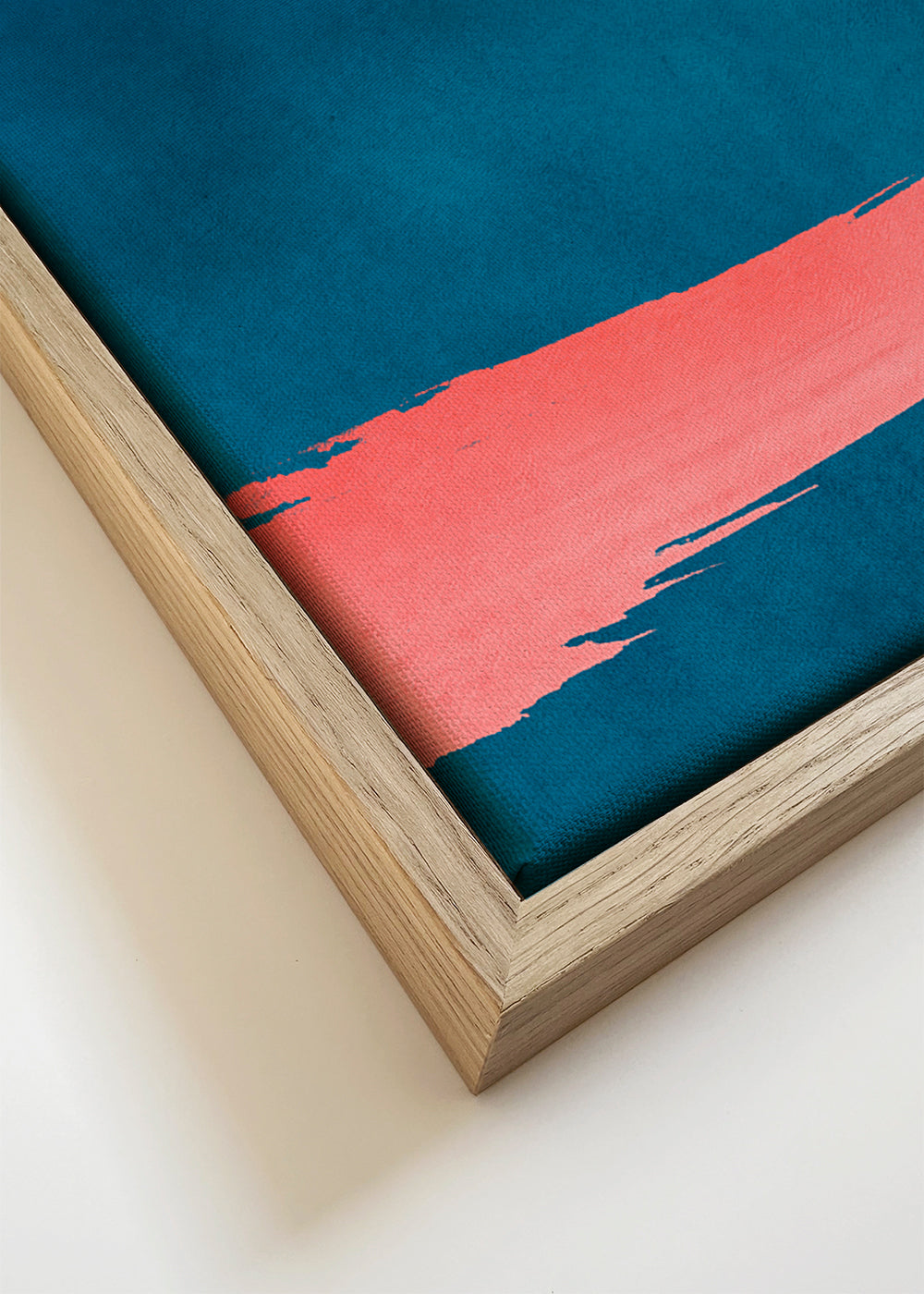 Minimal Landscape Pink and Navy Blue 03