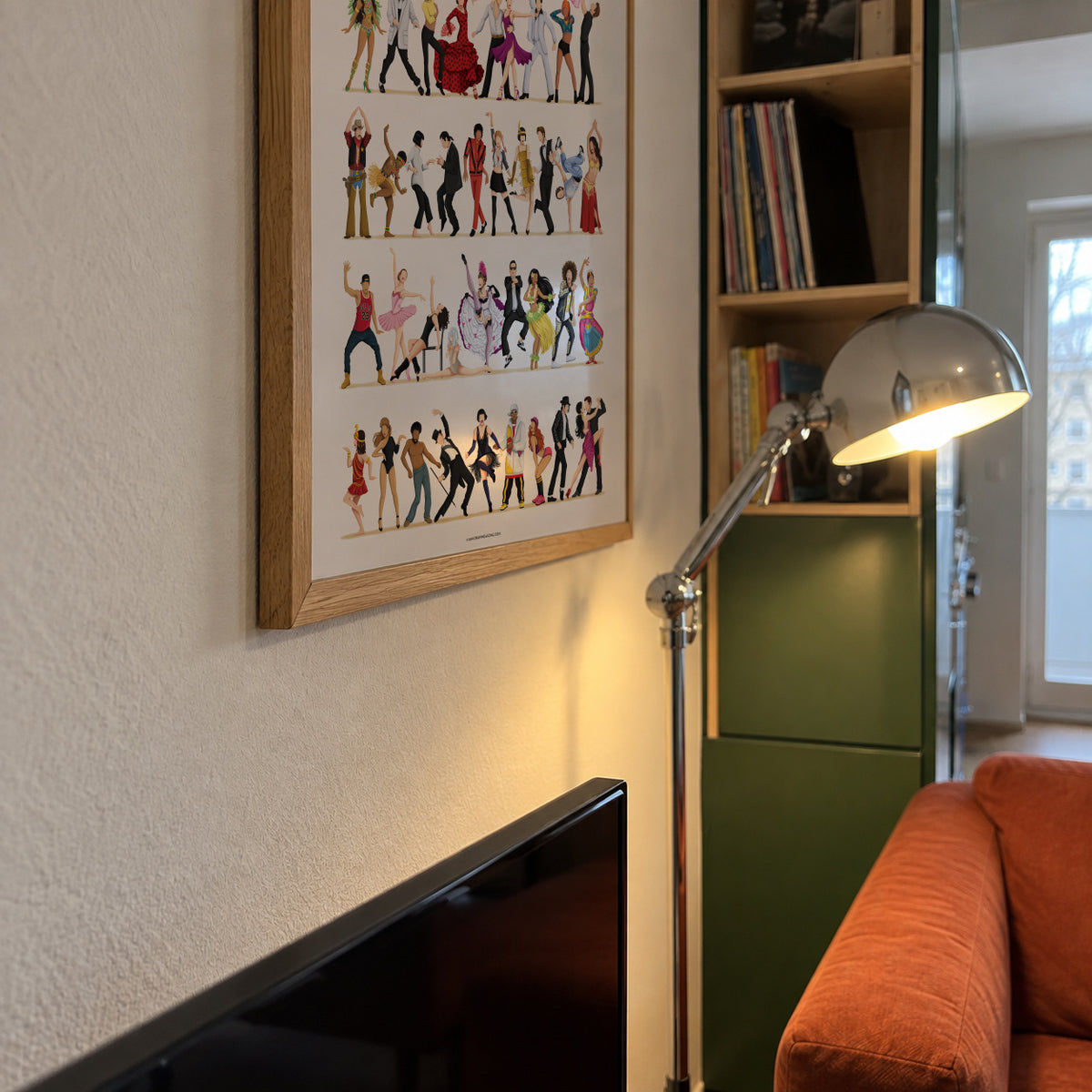 Everybody Dance Now - Framed poster detail