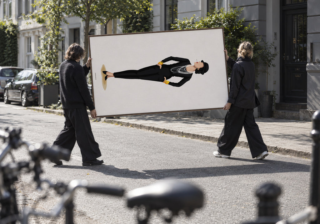 Coco Chanel - Framed canvas in an interior